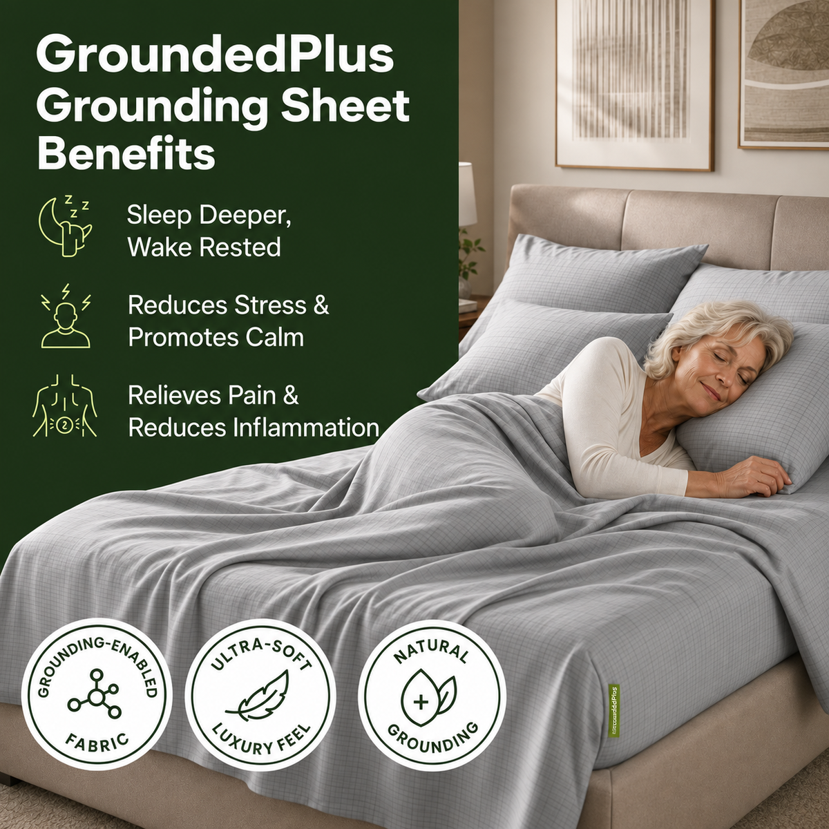 GroundedPlus Fitted Sheet