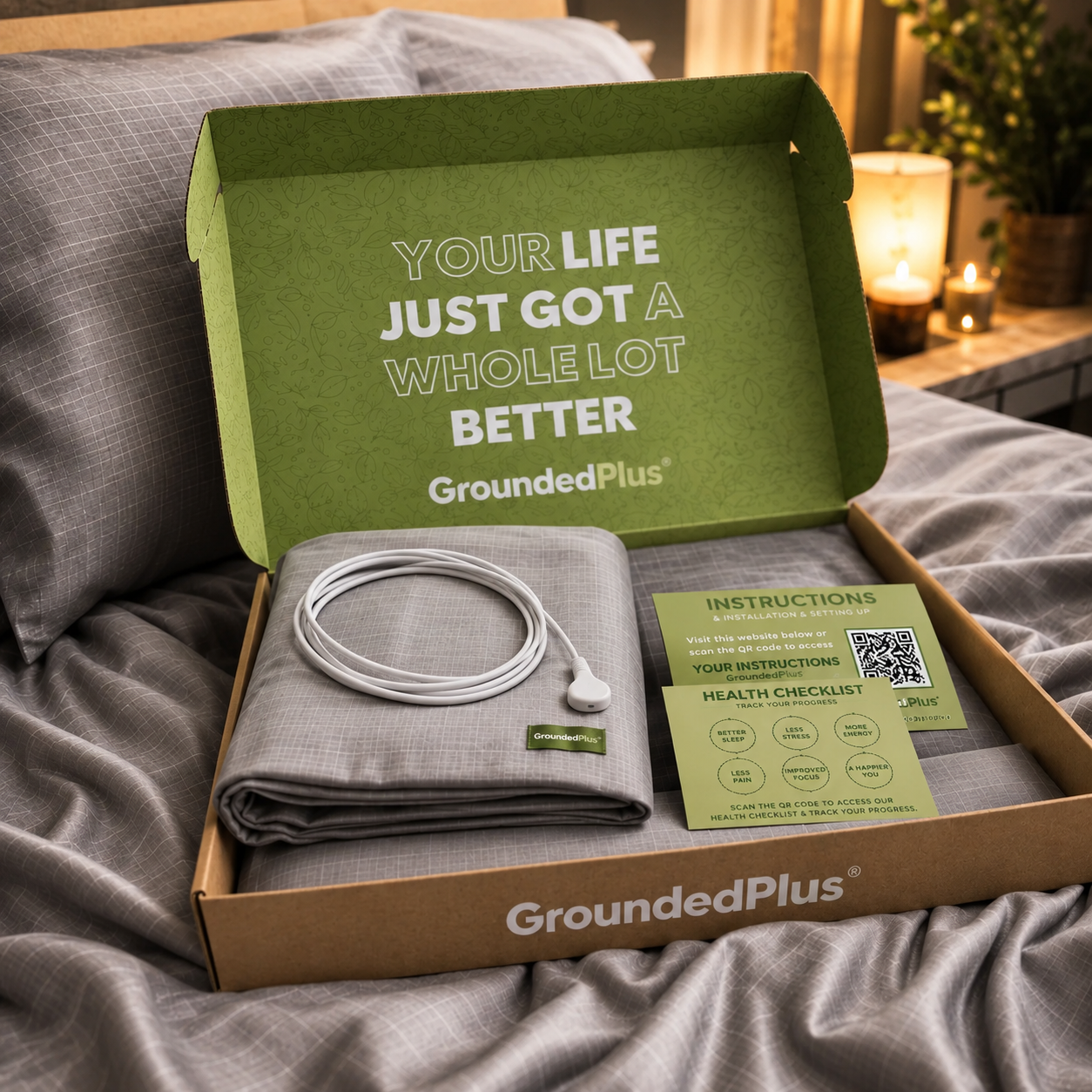 GroundedPlus Fitted Sheet